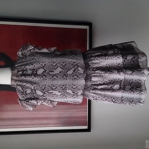 1. State Short Sleeve Smocked Waist Layer Mini Dress, Size Sm, Color RICHBLKCOM